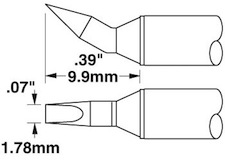 Solder Tip, Smart Heat PowerTips, STTC-098Metcal  